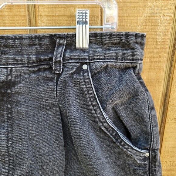 Refuge MOM Denim Shorts Black Wash Womens Size 13 - Picture 2 of 8